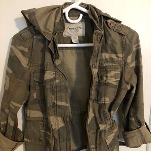 American Rag Women's Camo denim jacket